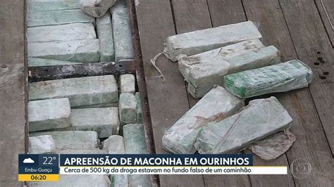 Vídeo Polícia apreende maconha em um caminhão Bom dia SP G1