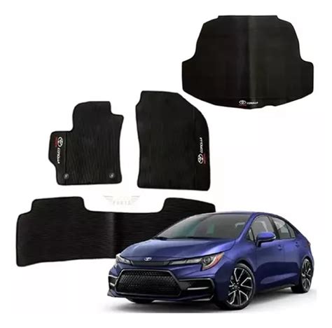 Kit Tapete Novo Corolla 2022 2023 Internos Porta Malas Preto