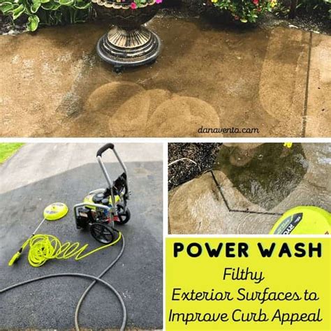 Power Wash Filthy Exterior Surfaces To Improve Curb Appeal