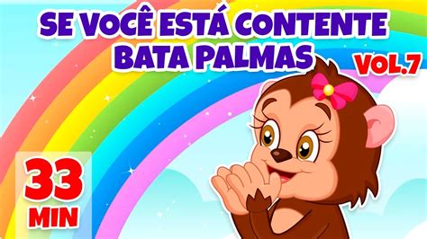 Se Você Está Contente Bata Palmas Vol 7 Giramille 8 min Desenho