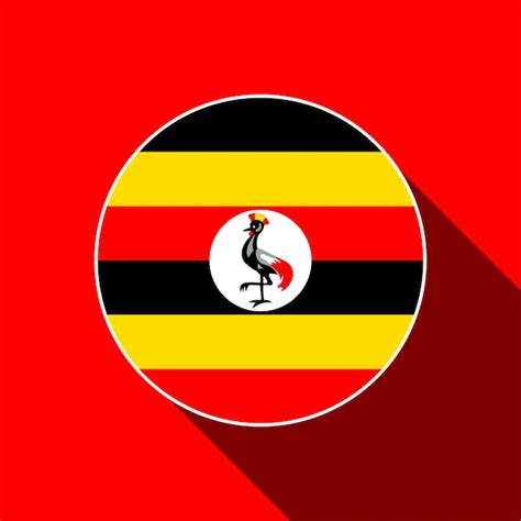 Premium Vector Country Uganda Uganda Flag Vector Illustration