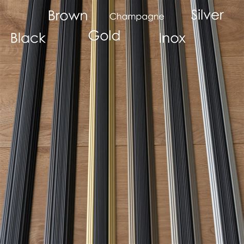 930x50mm ANODISED ALUMINIUM ANTI NON SLIP DOOR BAR EDGE TRIM THRESHOLD