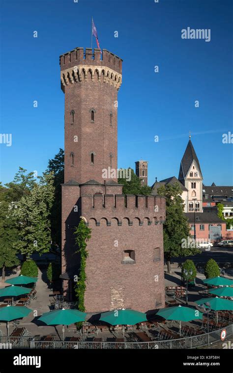 Malakoffturm Tower In The Rheinauhafen Rheinau Harbour In Cologne