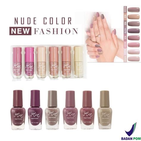 Jual ECER RANDOM MARIMAR NAIL POLISH NUDE COLOR FASHION 088