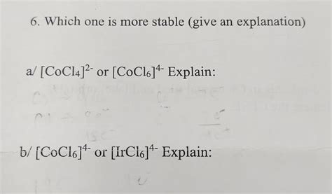 solved     stable give  cheggcom