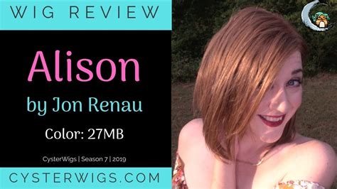 CysterWigs Wig Review Alison By Jon Renau Color 27MB Strawberry