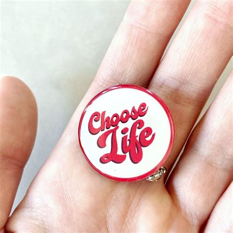 Pro Life Pins Retro Style Choose Life Pins Life Is Sacred Etsy