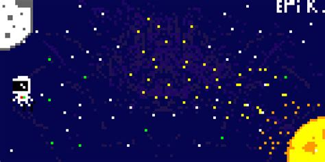 Epic Moon Thing My First Pixel Art Project Pixel Art