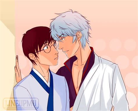 Gintoki X Shinpachi [gintama] R Wholesomeyaoi