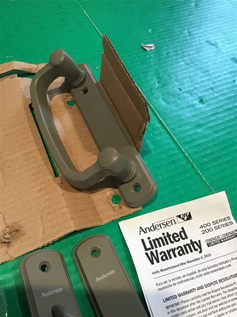 Andersen Gliding Patio Door Hardware Stone Albany Complete Trim Set