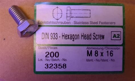 M X Hexagon Head Fully Threaded Set Screws A Stainless Steel