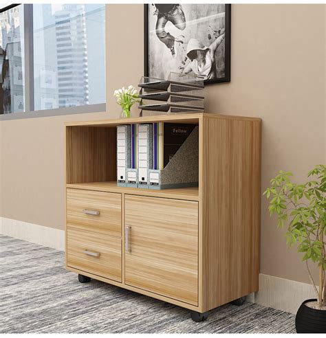 Cabinets Panel Side Cabinet Mobile File Cabinet Movable Storage Cabinet