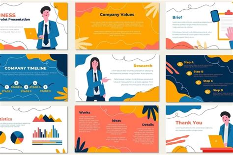 Cara Membuat Template Ppt Keren Ppt Aesthetic Flat Design Sakkarupa