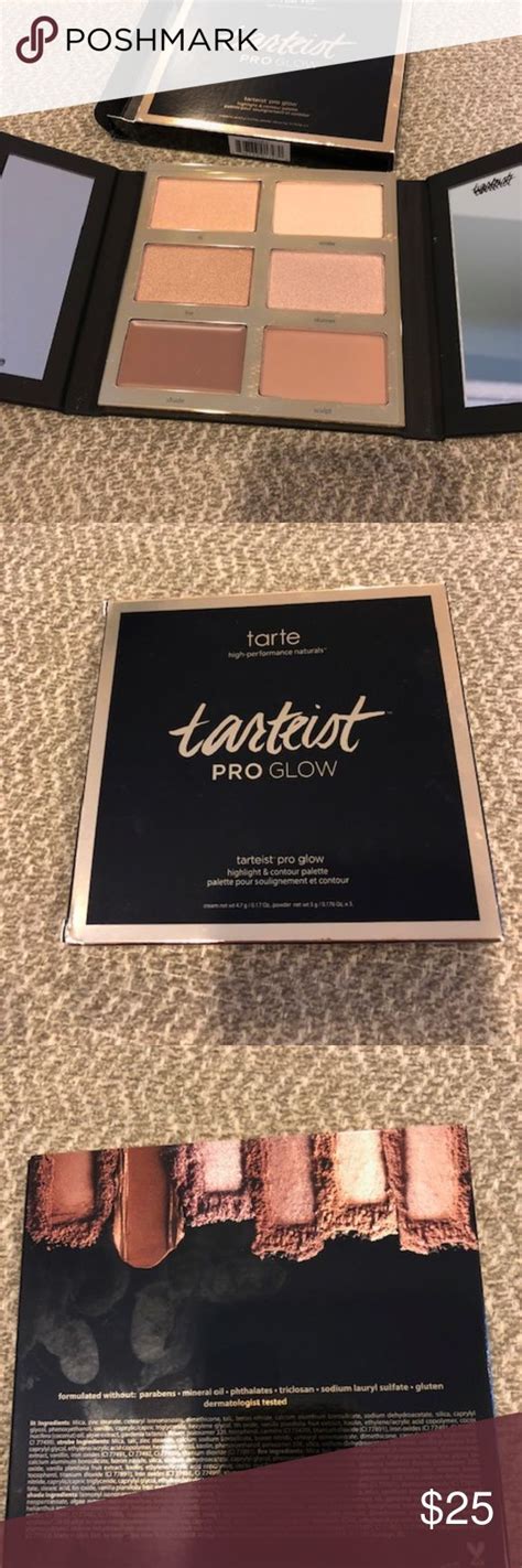 Tarte Pro Glow Highlight And Contour Palette Nwt Highlight And Contour