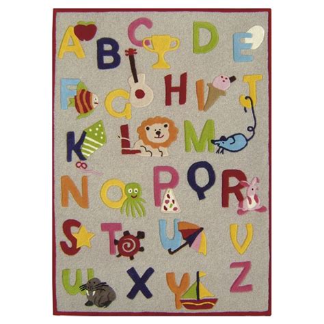 Alphabet Land Rug With Images Hand Tufted Rugs Kids Rugs Alphabet