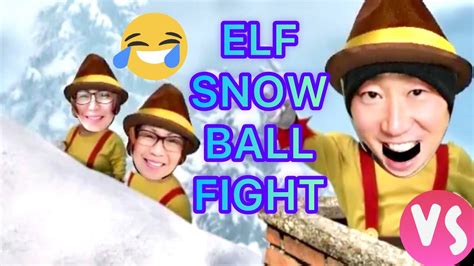 Jibjab Elf Snowball Fight Jibjab Ecard Funny Story Youtube