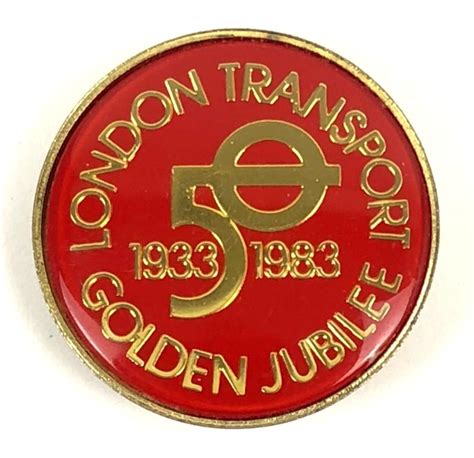 Sally Bosleys Badge Shop London Transport Golden Jubilee