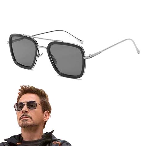 Culos De Sol Tony Stark Homem De Ferro Edith Vingadores Prote O Uv