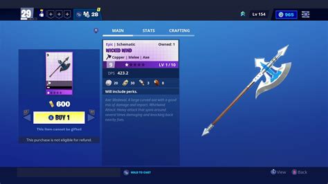 WICKED WIND Fortnite Save The World Item Shop August 26 2020 YouTube