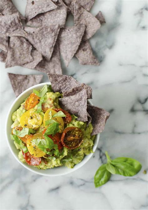 Roasted Tomato Guacamole - Delish Knowledge