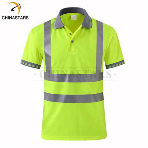 Reflective Strip High Visibility Safety Polo T Shirt China High