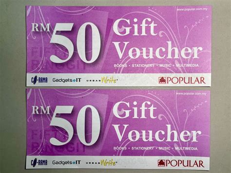 Popular Rm Voucher Tickets Vouchers Vouchers On Carousell