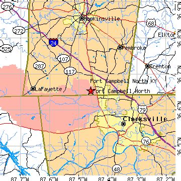 Fort Campbell North, Kentucky (KY) ~ population data, races, housing ...