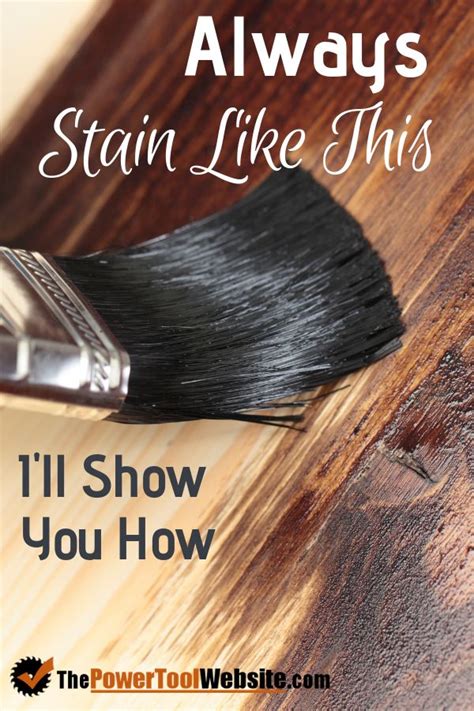 How To Stain Wood - Easy Process That Works Great | Staining wood, Easy ...