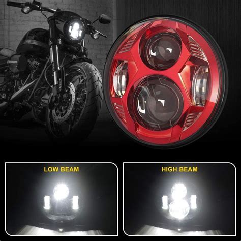 LX LIGHT 51W 5 3 4 5 75 Inch Motorcycles LED Headlight With EMC