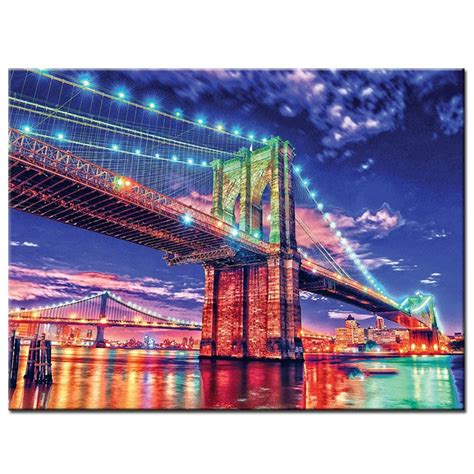 Diy Daimond Painting Cross Stitch London Bridge Diamond Painting Full