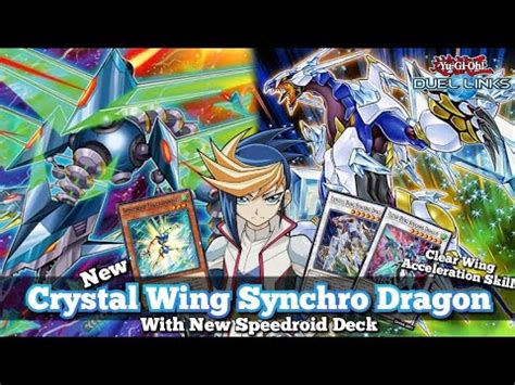 New SPEEDROID With Crystal Wing Synchro Dragon Clear Wing Acceleration