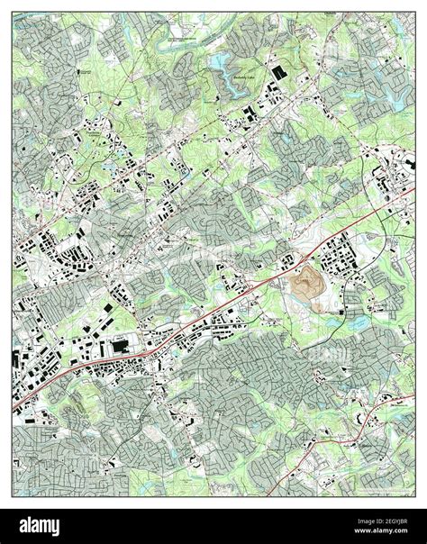 Norcross Georgia Map 1992 124000 United States Of America By