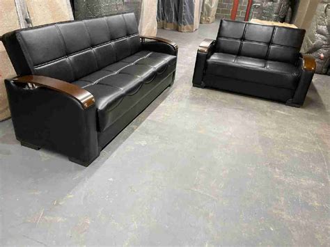 Leather Sofa Bed High Quality Best Deals-Cash On Delivery