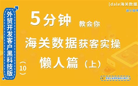 【dale海关数据】外贸人必看丨99的外贸人都不知道的海关数据找客户的详细使用指南！海关数据你用对了吗？