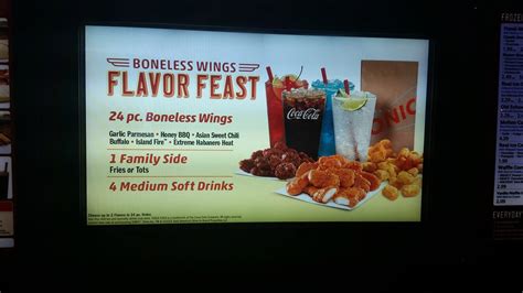 Sonic Menu Prices