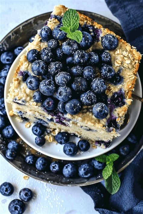 Healthy Yogurt Oat Blueberry Breakfast Cake A Delicious Start To Your