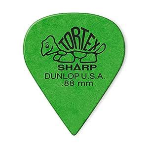 Dunlop 412P 88 Tortex Sharp Green 88mm 12 Player S Pack Amazon In