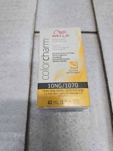 Wella Colorcharm Honey Beige Blonde Liquid Hair Color 10ng1070 Ebay