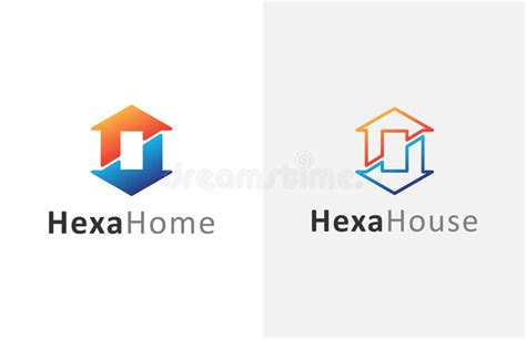 Dise O De Icono De Hexagon House Ilustraci N Del Vector Ilustraci N