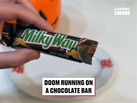 Doom Running On A Chocolate Bar Make Sure You Check Your Kids