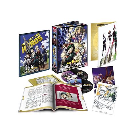 My Hero Academia Two Hero Film Coffret Blu Ray Dvd Edition Collector