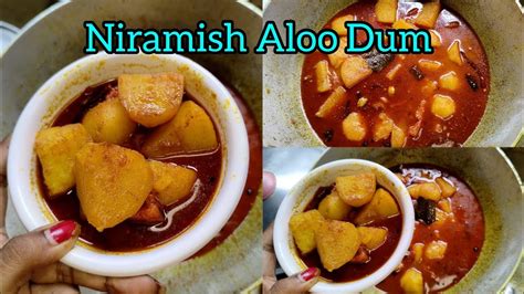 Niramish Aloo Dum Simple Easy Cooking Recipe Tasty Healthy