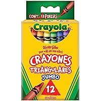 Crayola Crayones Triangulares Jumbo Amazon Mx Juguetes Y Juegos