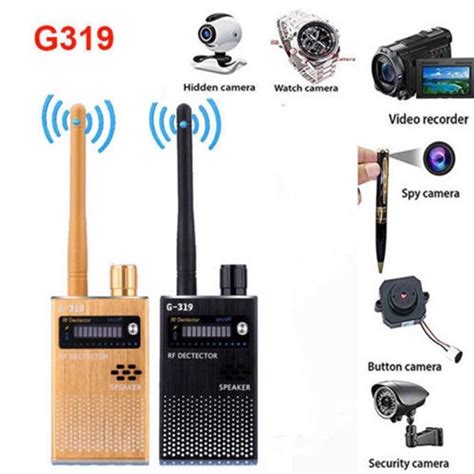 G319 Detector Anti Spy Hidden Camera GPS GSM RF Bug Lens Audio Tracker