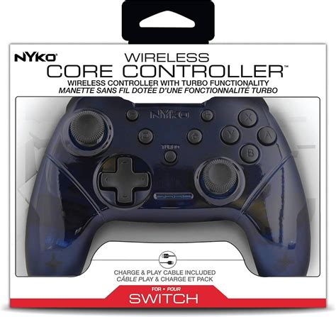 Nyko 87271 Wireless Core Controller Blue White For Nintendo Switch