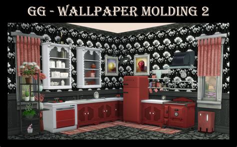 Gothic Garden Wall Set - Wallpaper 2 - Screenshots - The Sims 4 Build ...