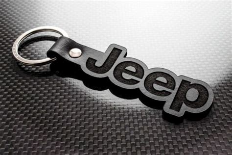 Handmade Leather Keychain Keyring For Jeep Ebay