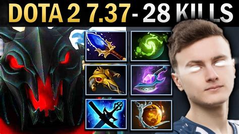 Shadow Fiend Gameplay Miracle With 28 Kills And Aghanims Dota 7 37