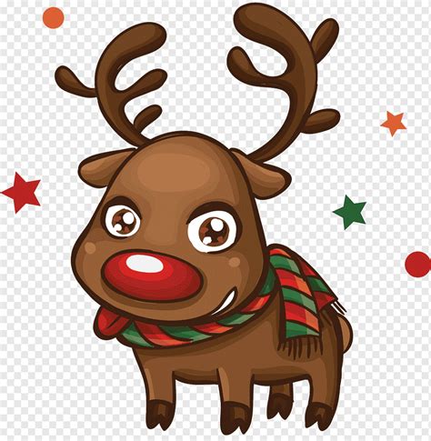 Santa Claus Christmas Drawing Reindeer Antler Mammal Vertebrate Png