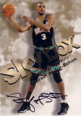 Skybox Autographics Shareef Abdur Rahim Chatrax Museum